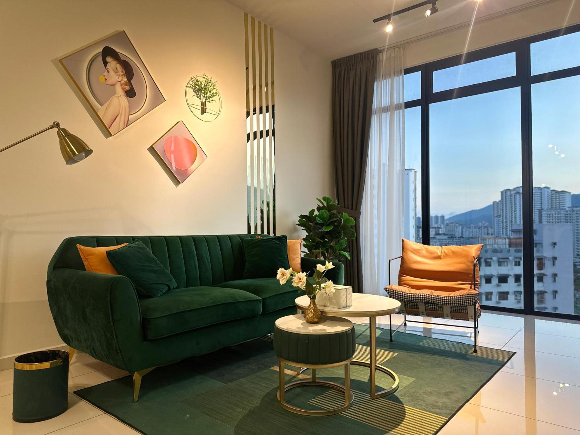 New 2Br Georgetown Warm And Lovely Homestay 10Pax-无敌美景两房民宿 Beacon Executive Suite Bagian luar foto