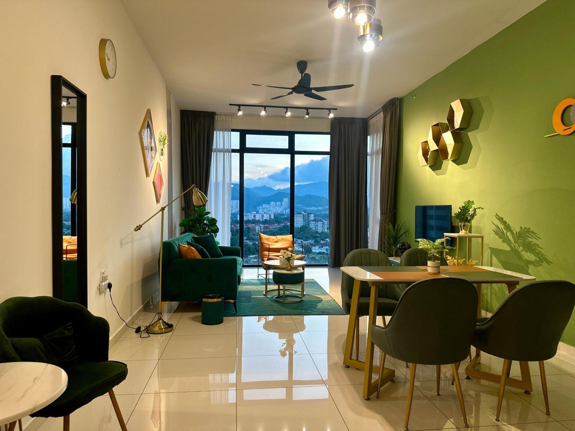 New 2Br Georgetown Warm And Lovely Homestay 10Pax-无敌美景两房民宿 Beacon Executive Suite Bagian luar foto